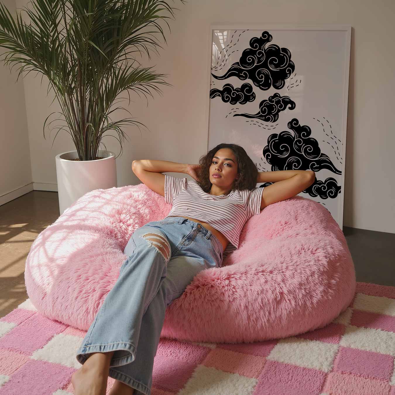 Dromerige Wolken Poster-WallArtistic