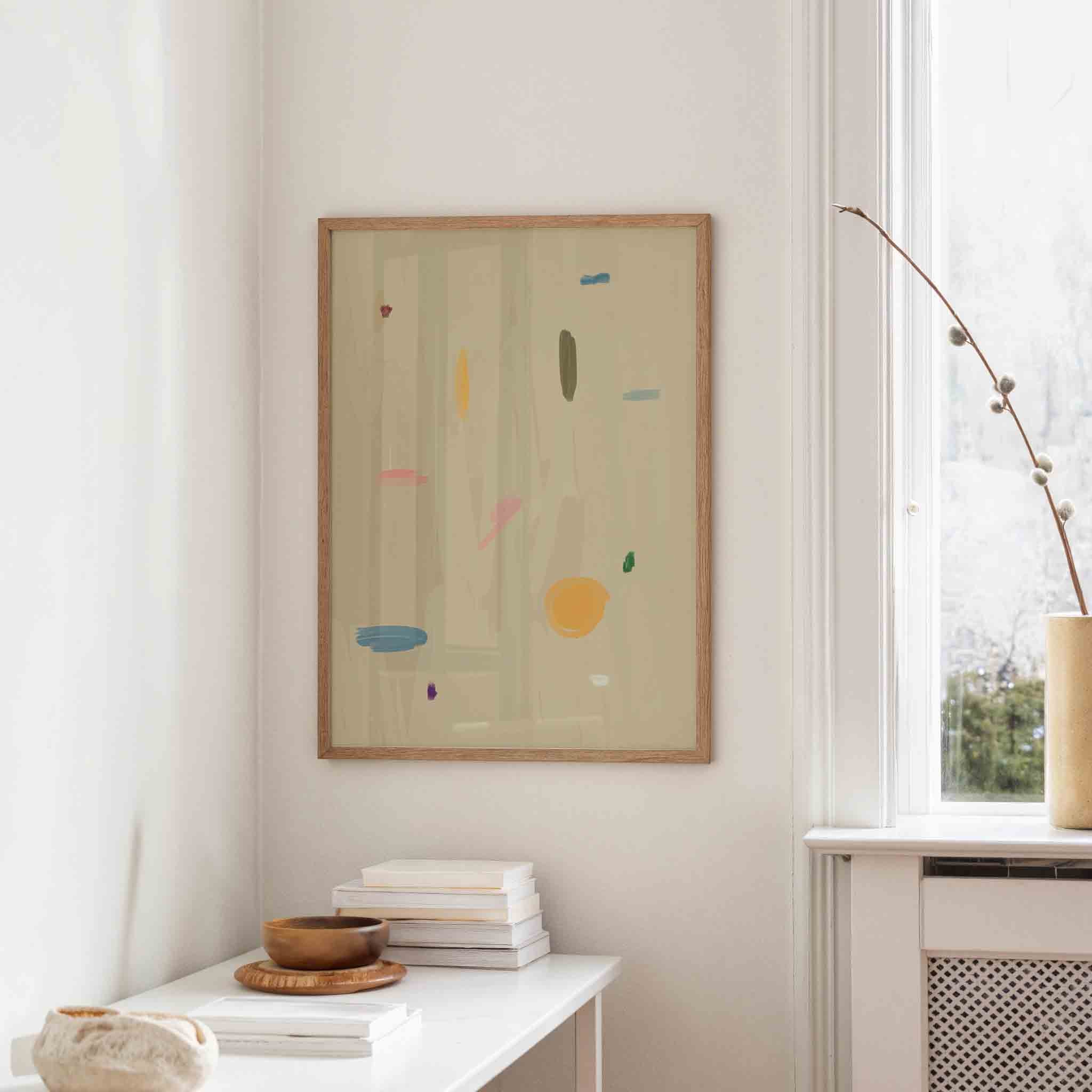 Abstracte vormen Poster