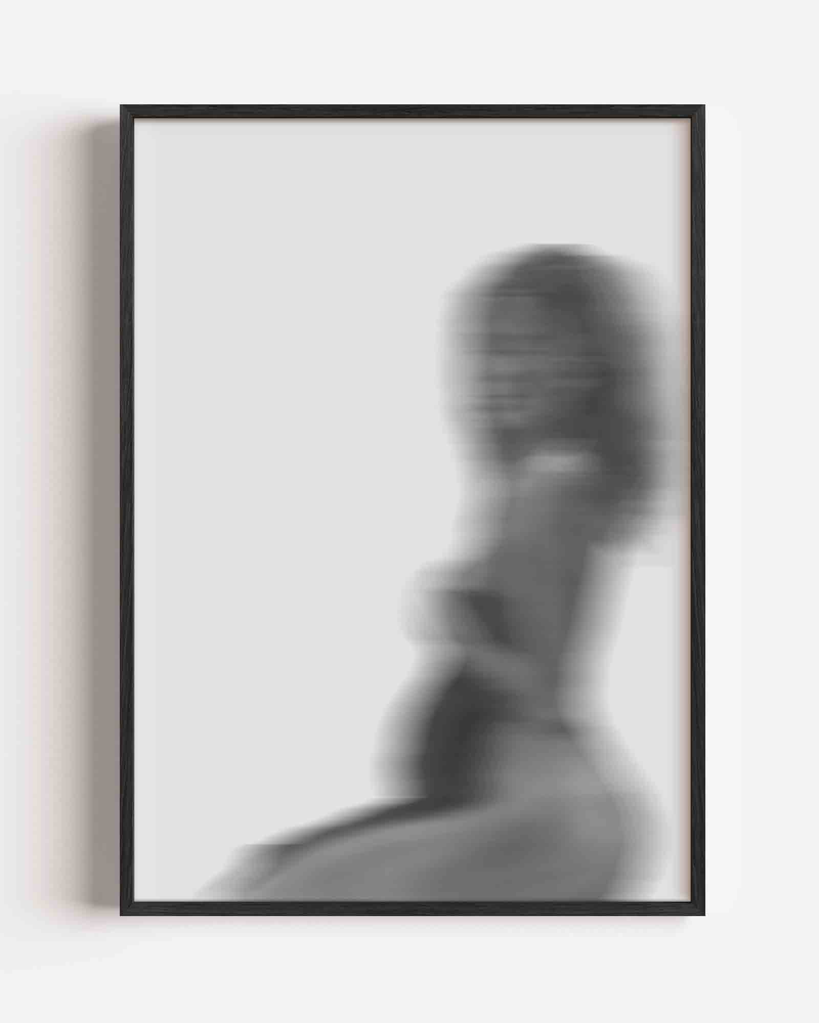 Vervagende silhouet Poster