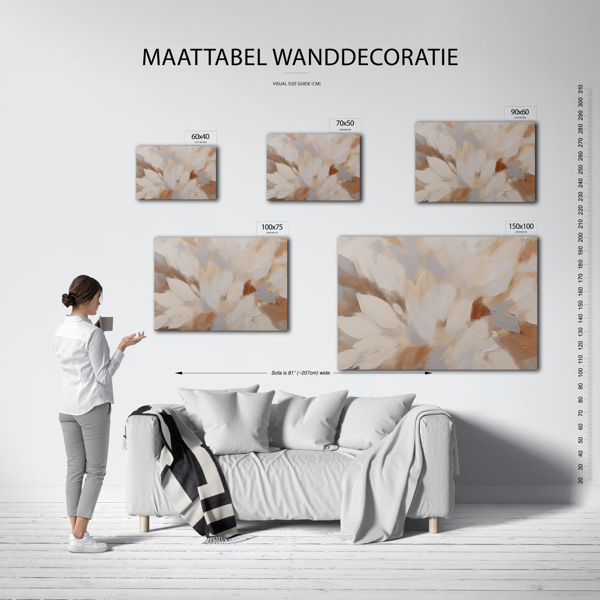 Organische vormen Kunstwerk