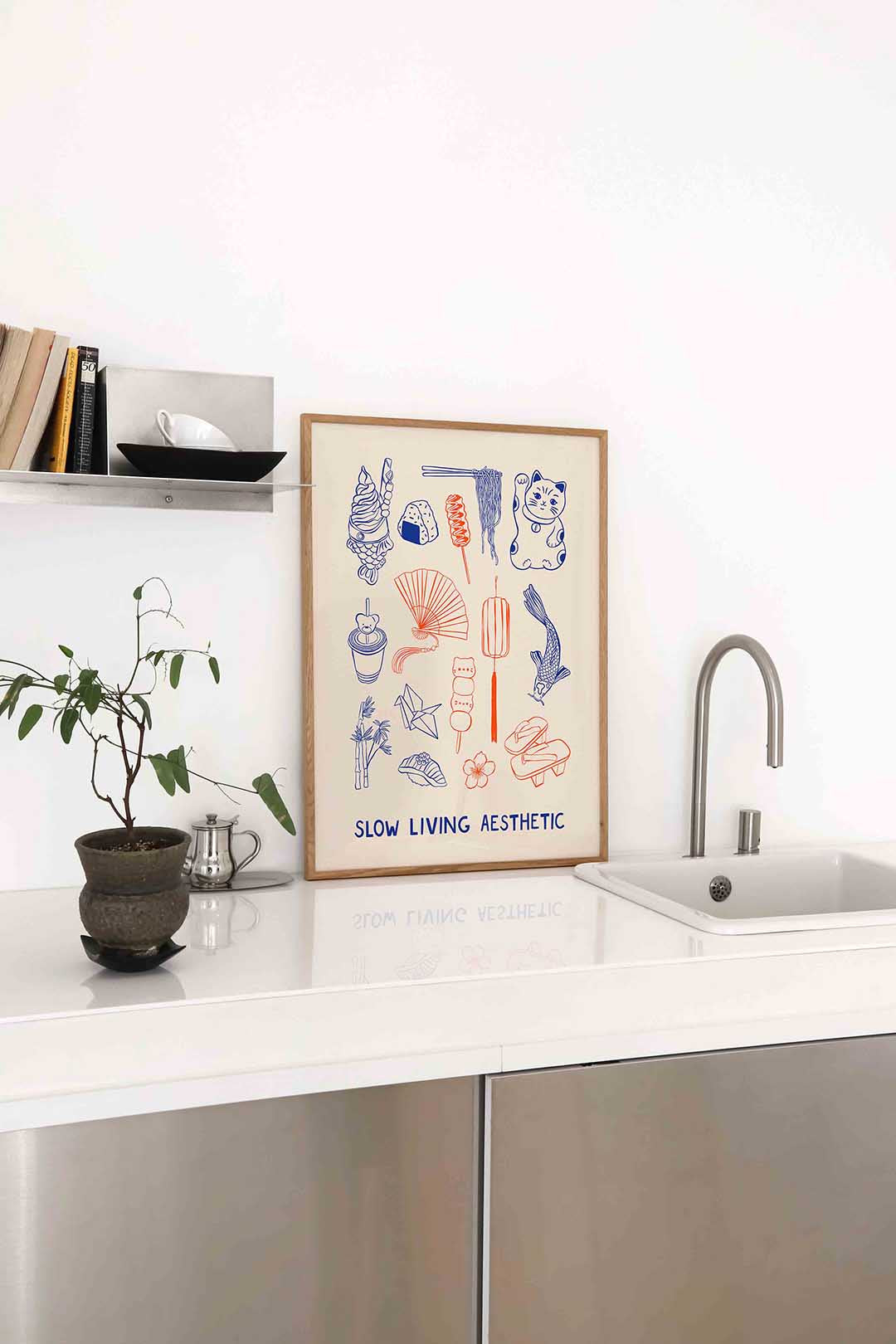 Slow living aesthetic Poster