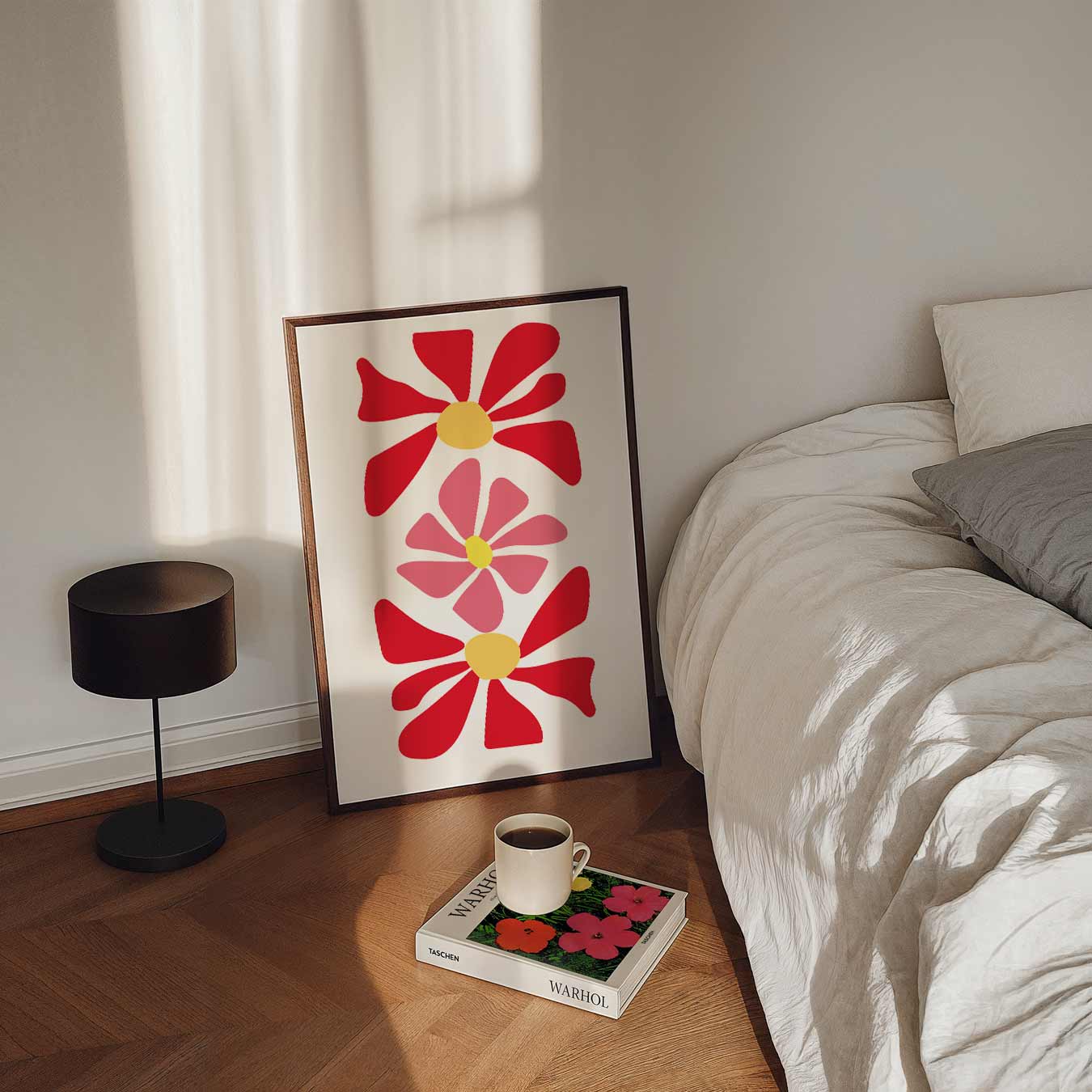 Bloemenvlucht Poster-WallArtistic