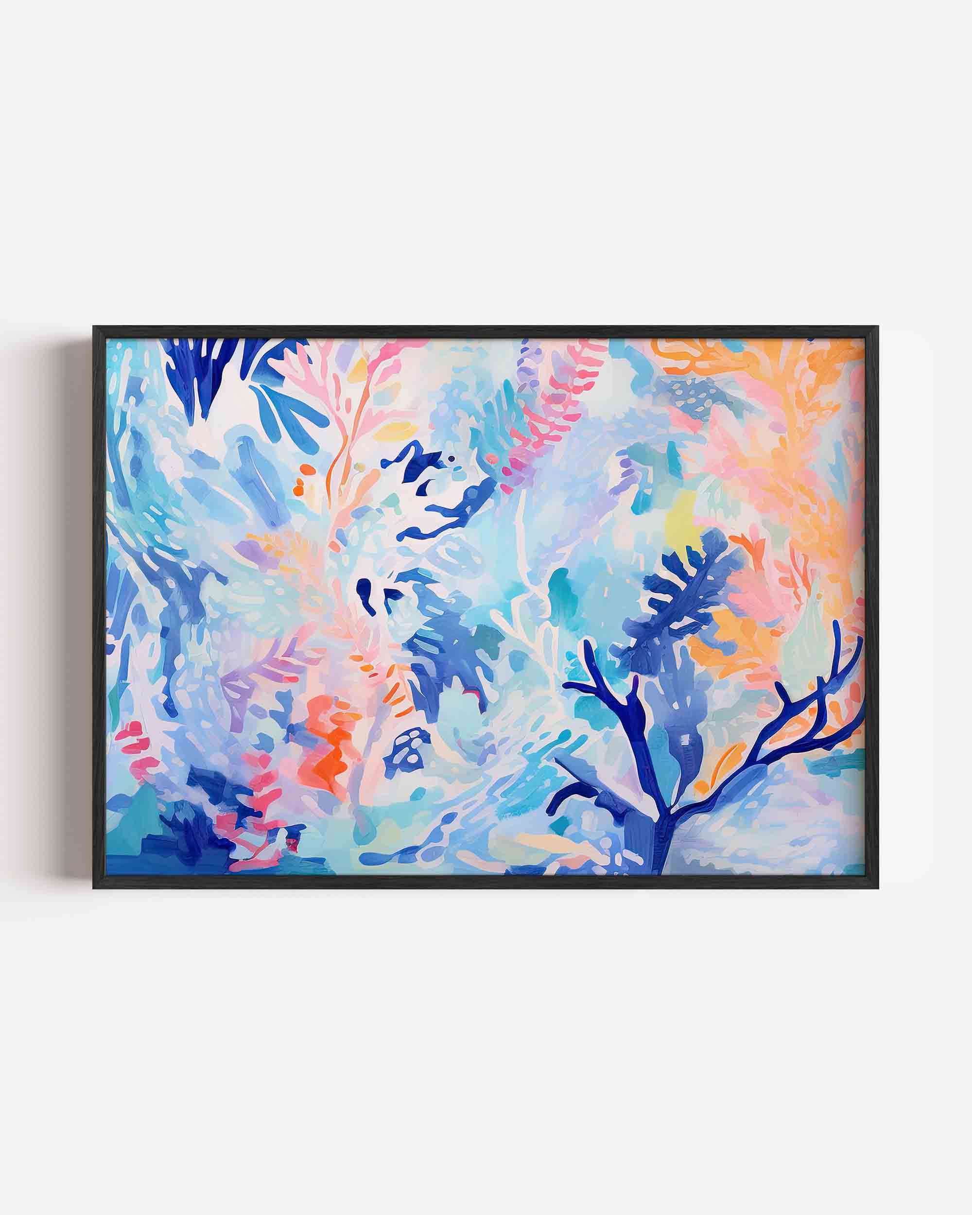 Abstracte vormen en kleuren Poster