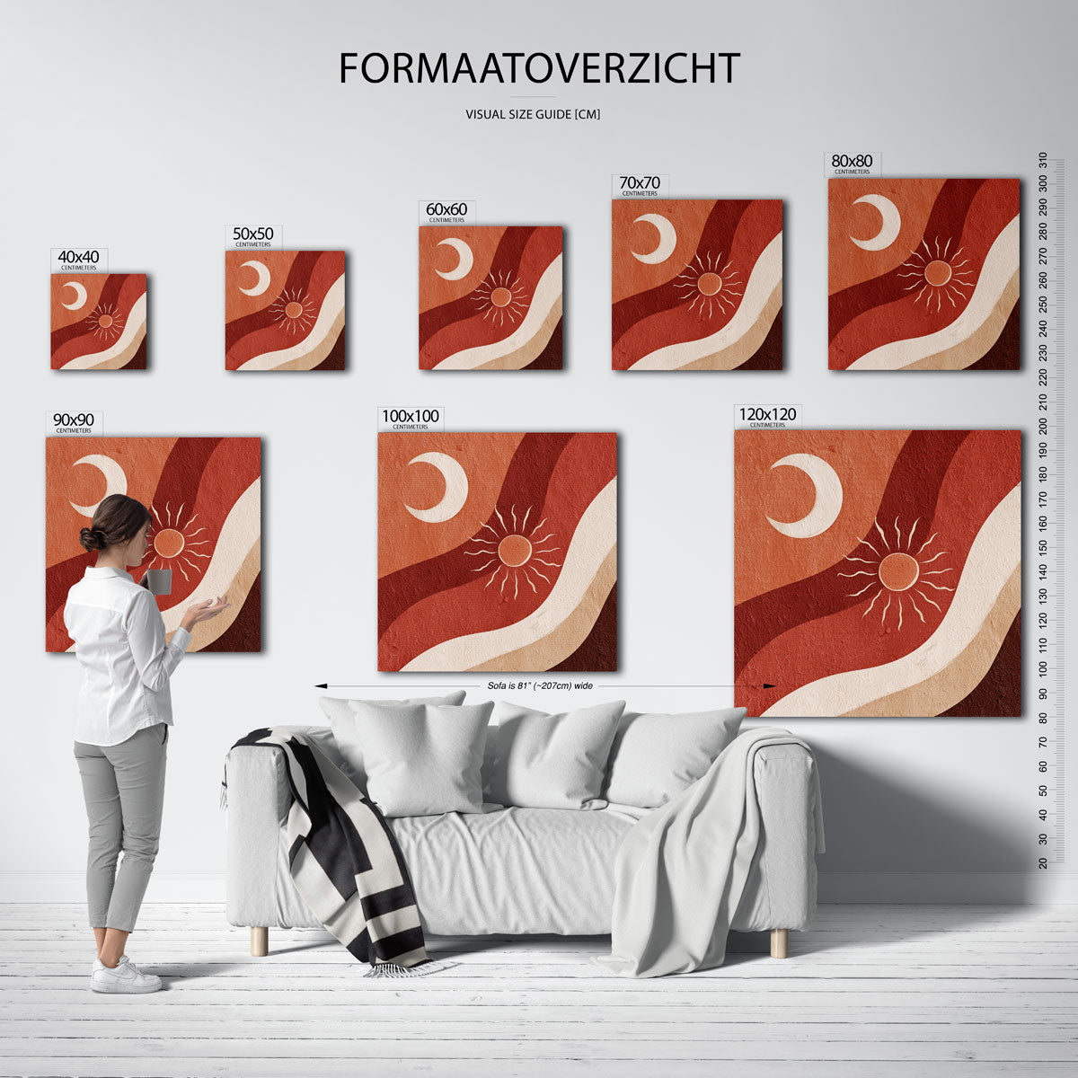 Zon en maan Poster