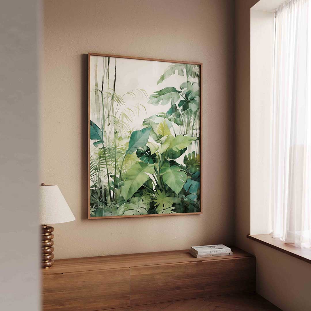 Groene bladeren Poster