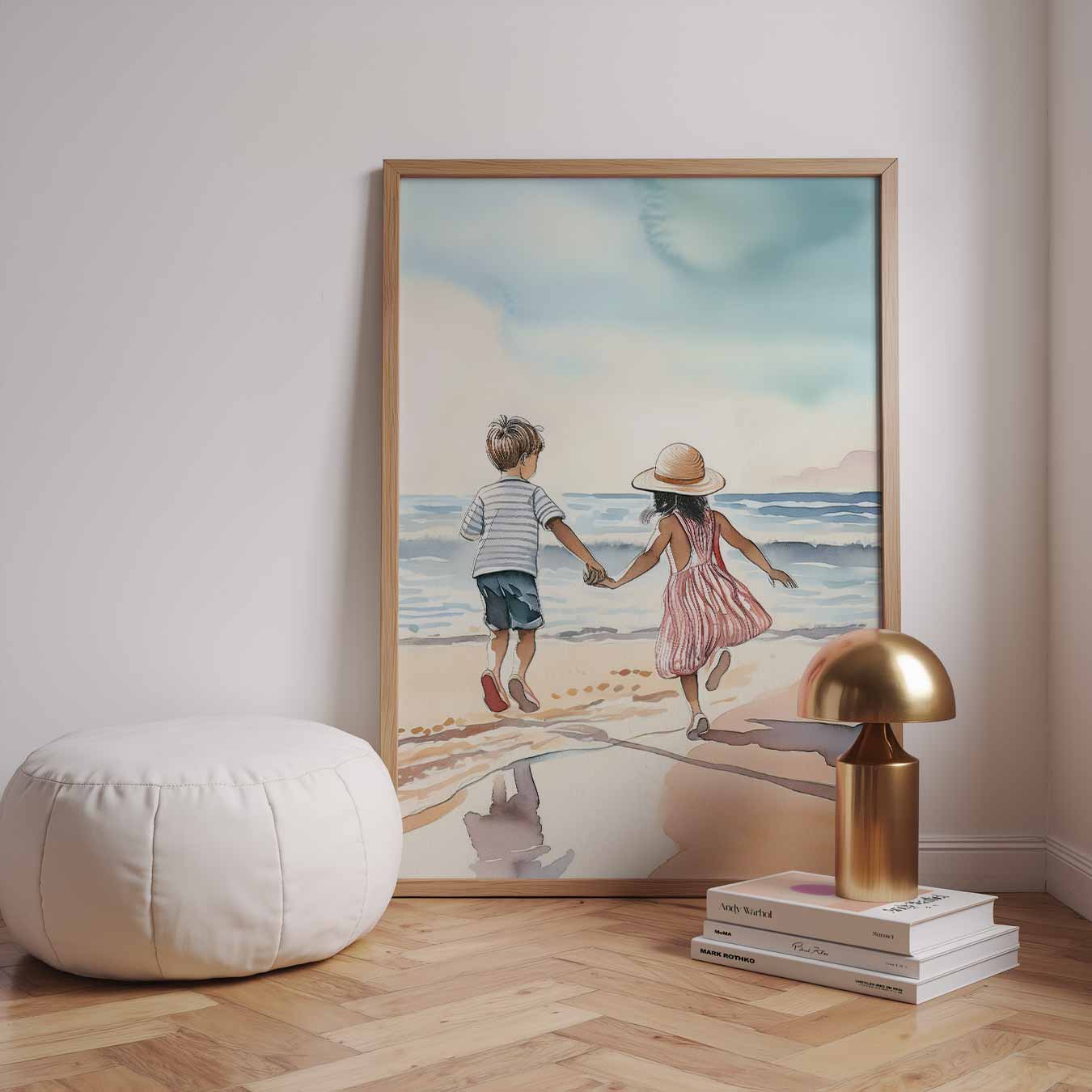 Zomerse Strandavonturen Poster-WallArtistic