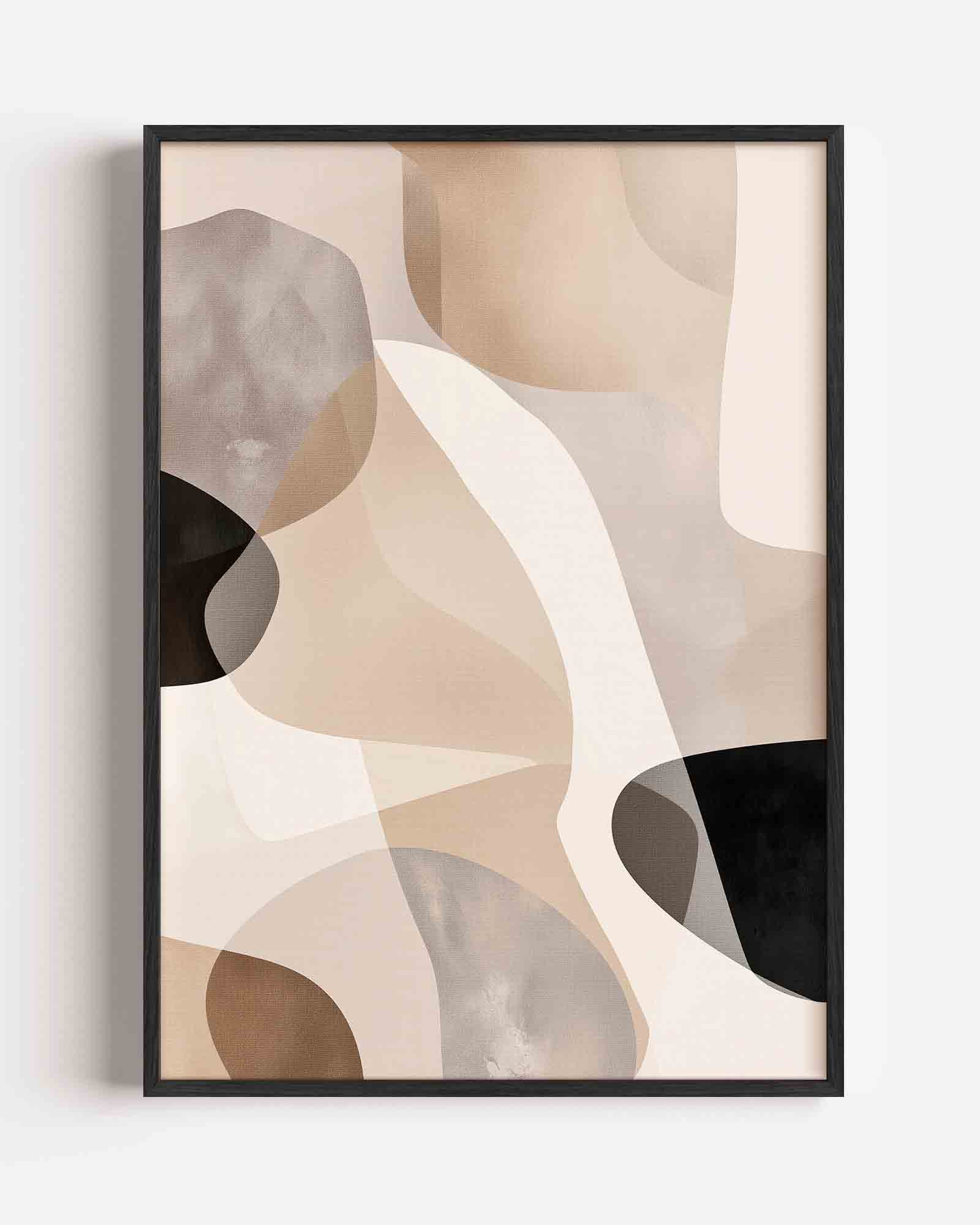 Abstracte vormen Poster