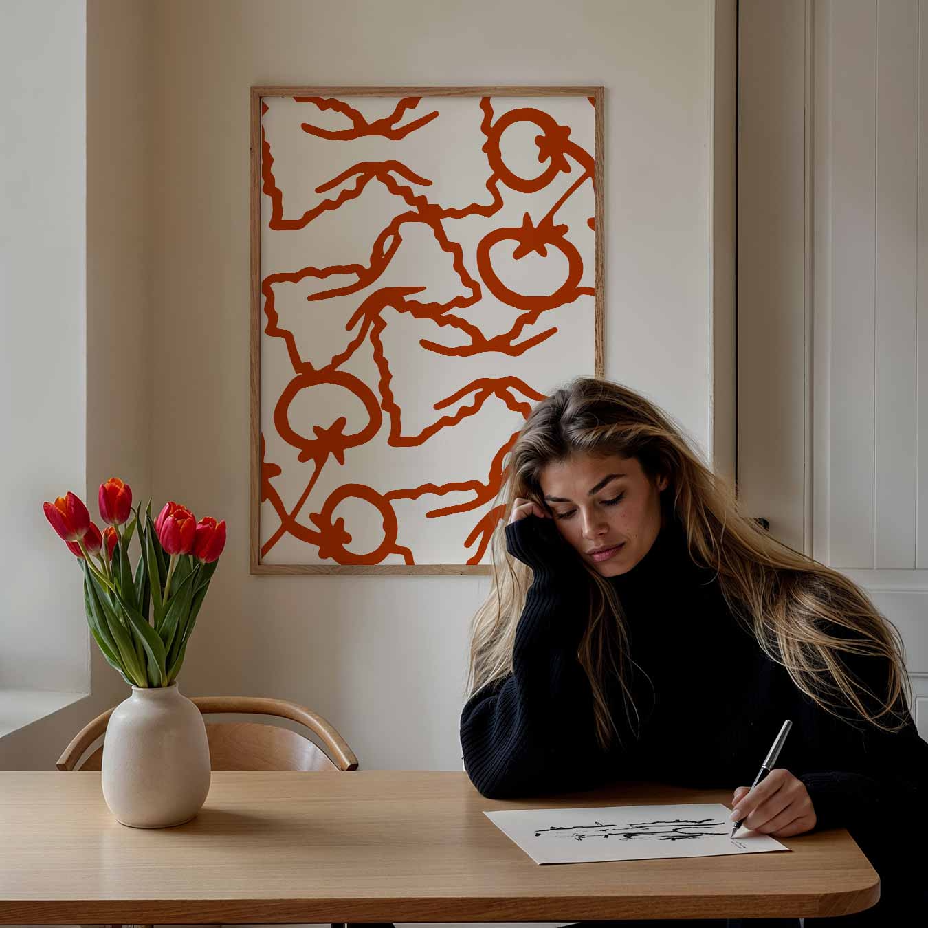 Trendy Pastaposter-WallArtistic