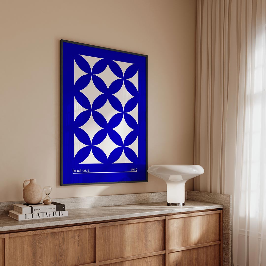 Vormritme en kleur Poster