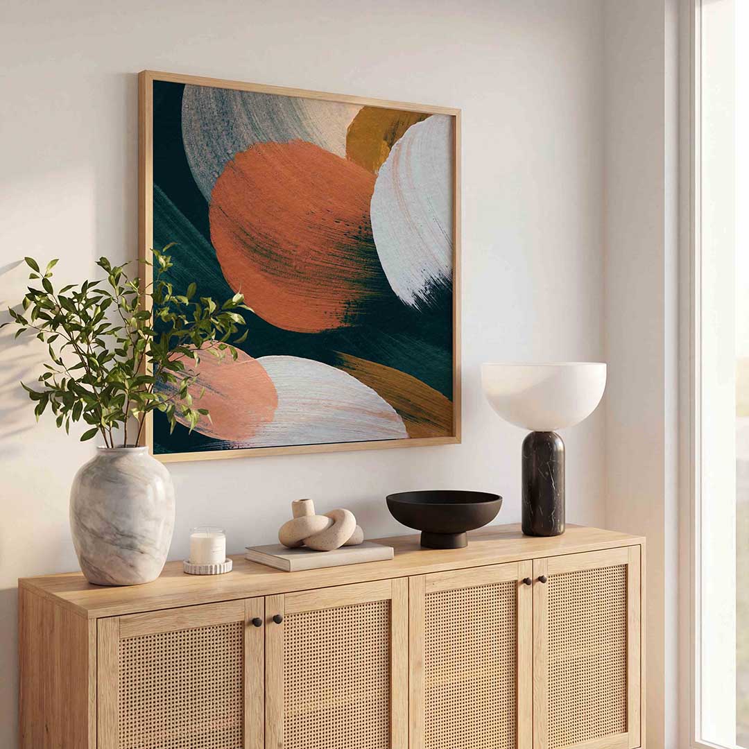 Abstracte vormen Poster