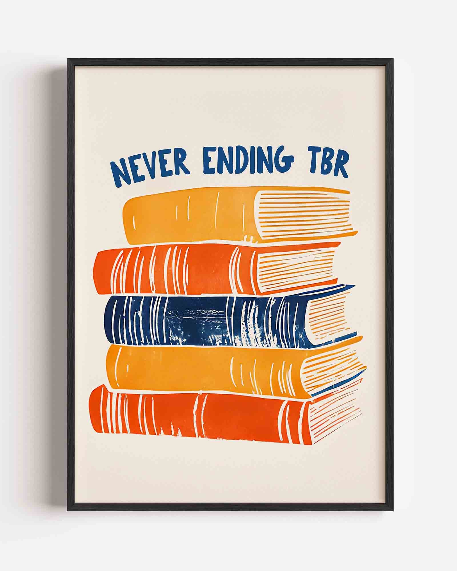 Stapel boeken Poster