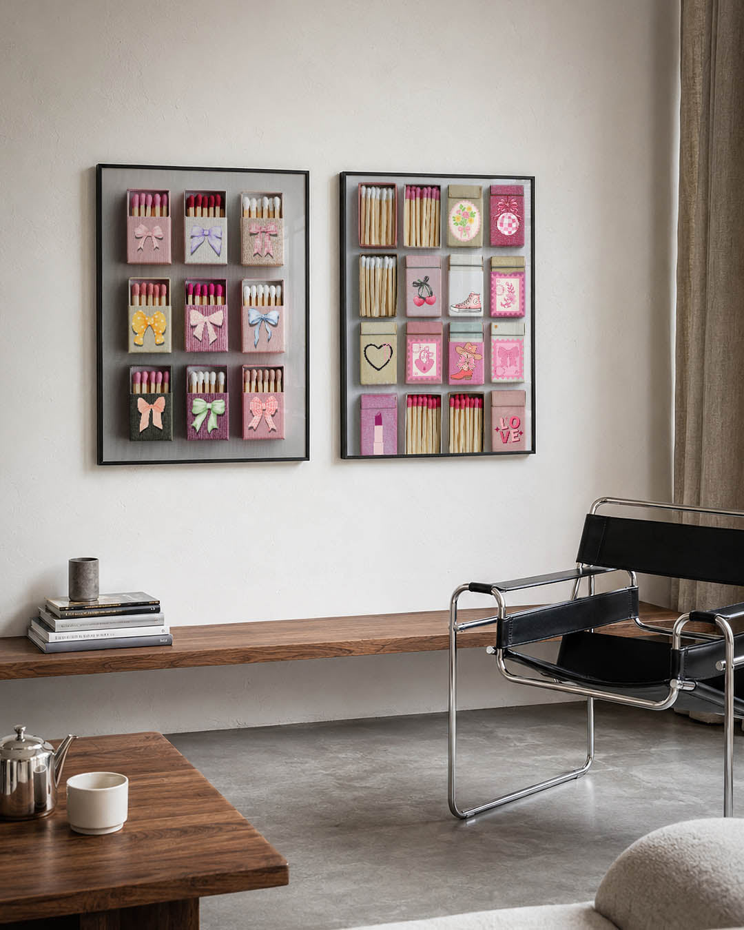 Strikjes en lucifers Posterset