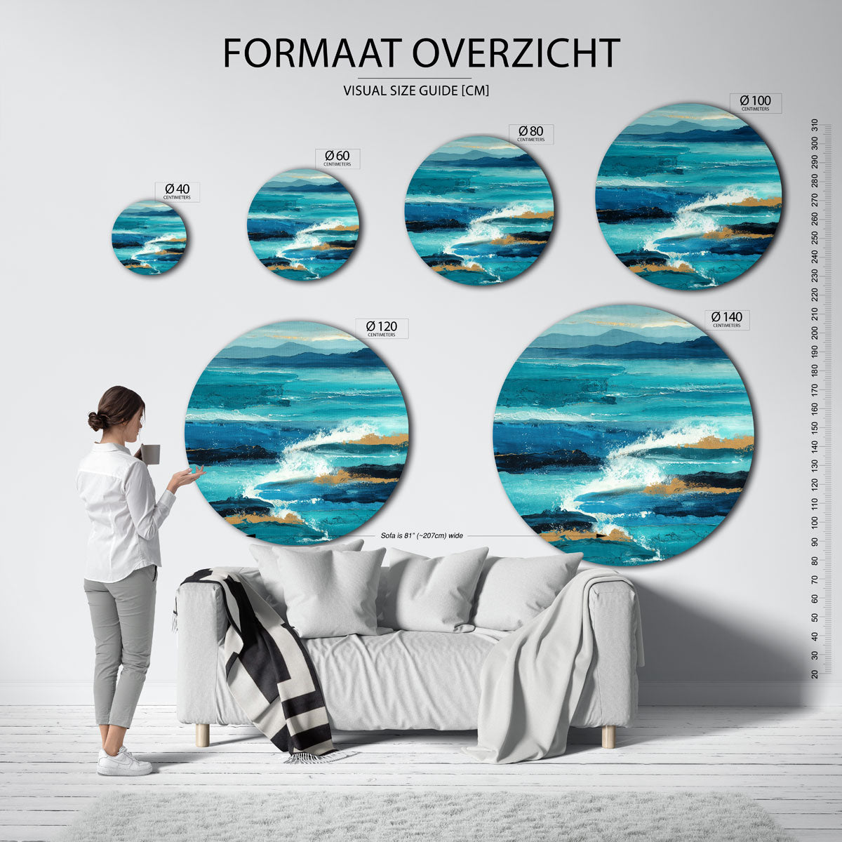 Zeezicht Muurcirkel