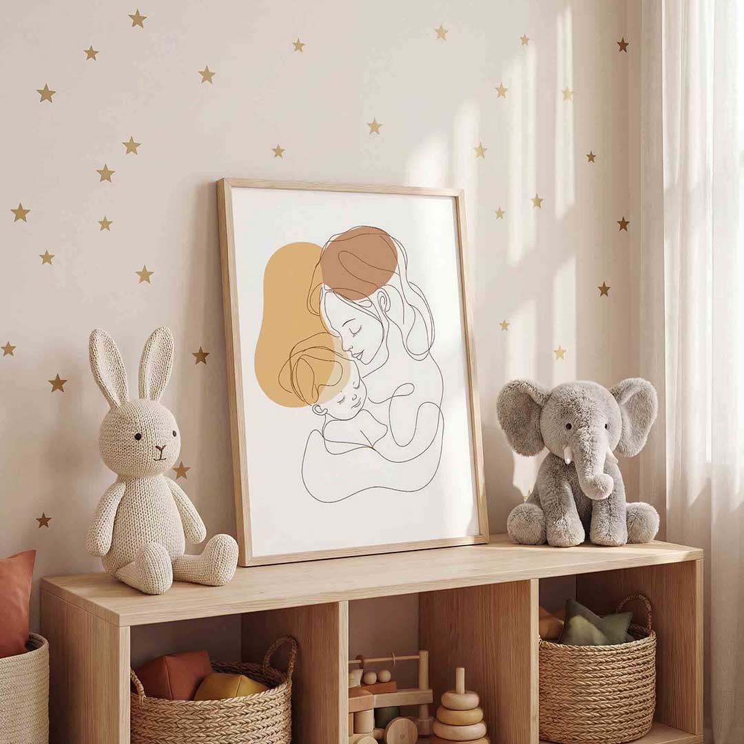 Moeder en kind Poster