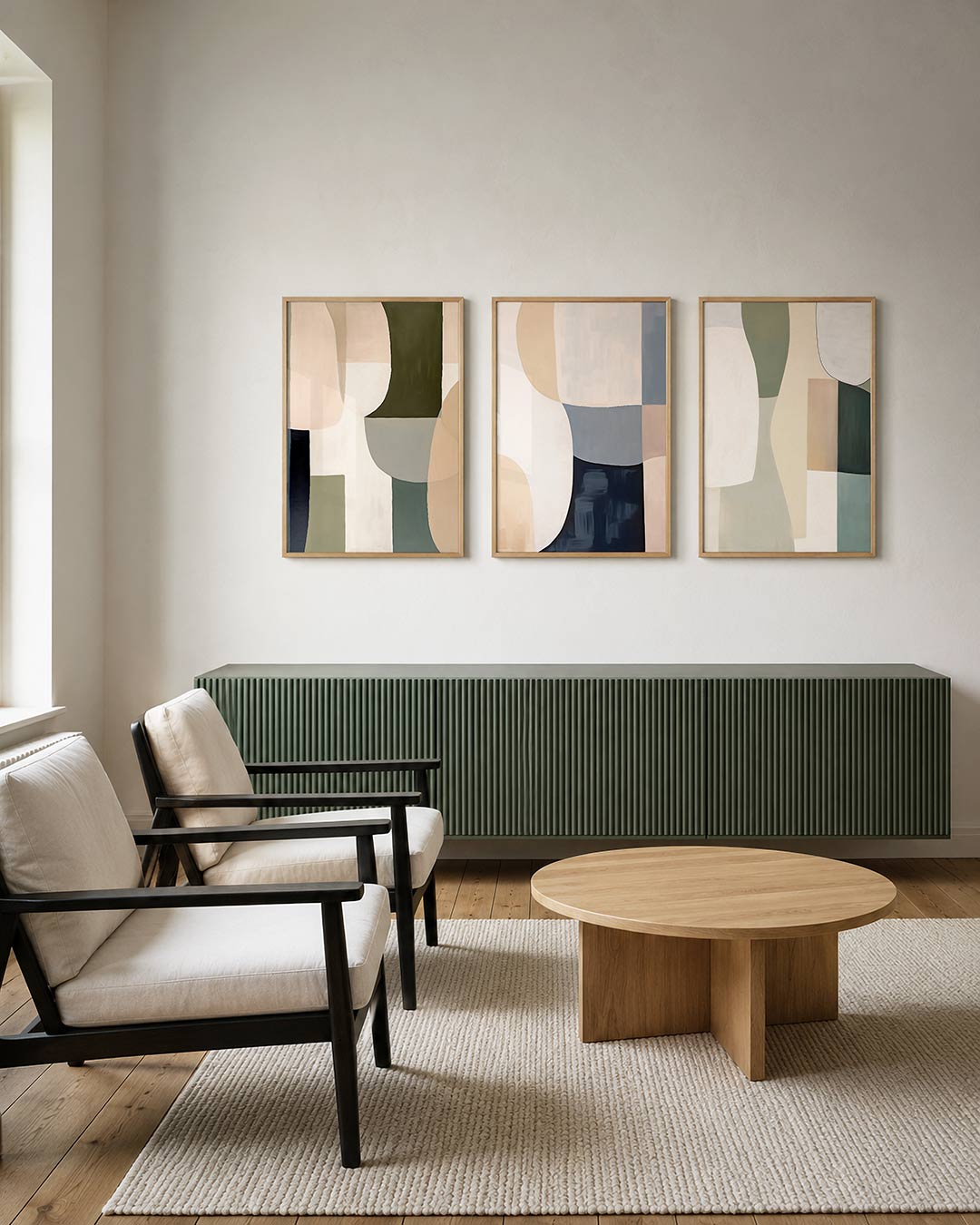 Vorm en kleurenspel Posterset