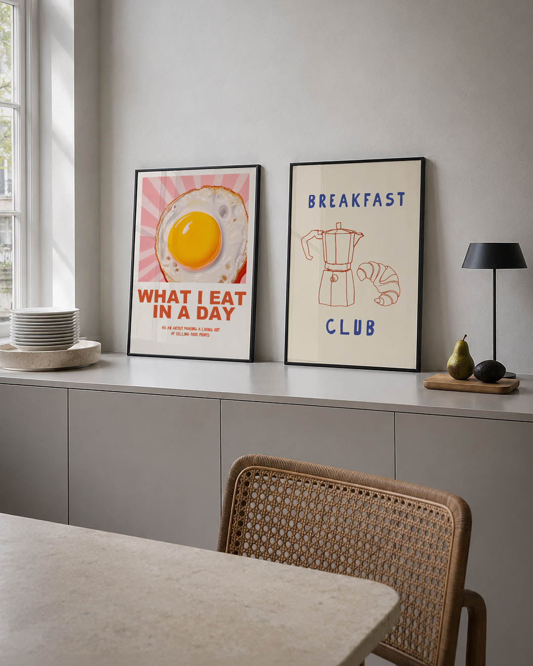 Eigeel en stralen Posterset