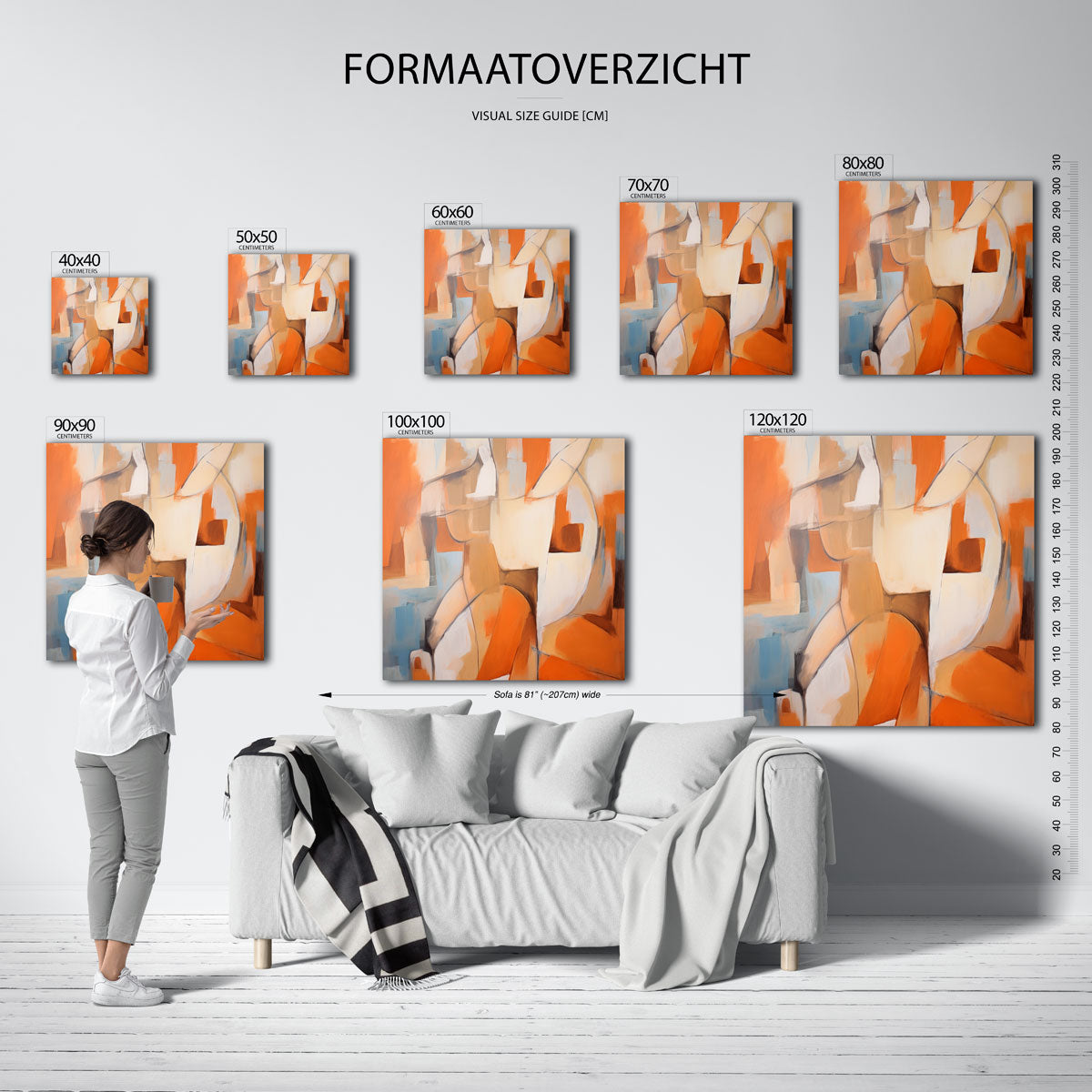 Abstracte vormen Poster