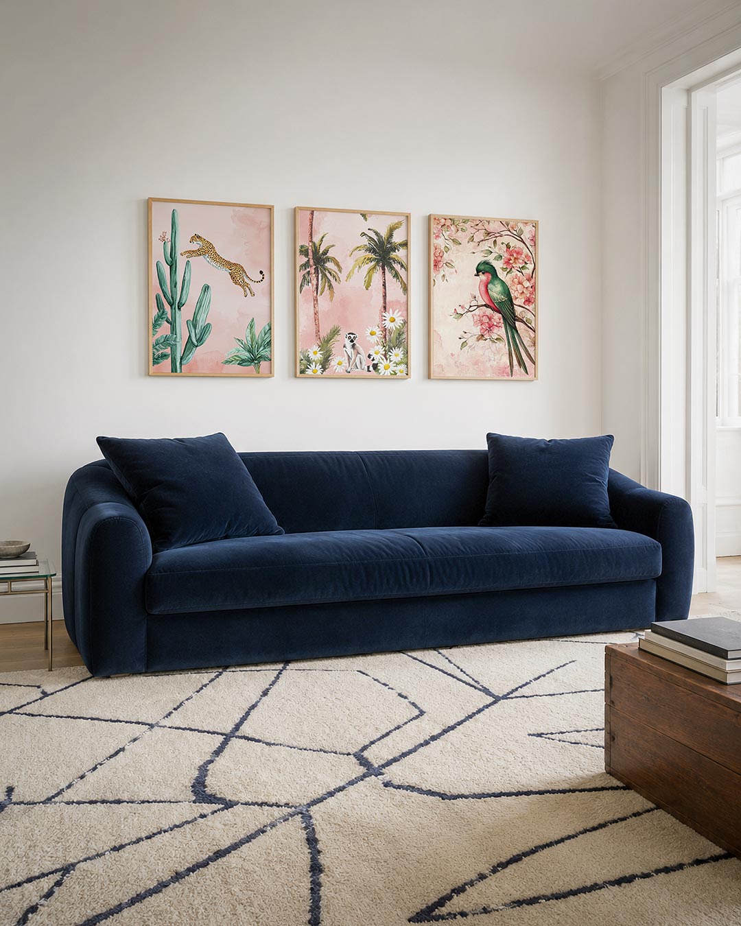 Sprong en cactus Posterset