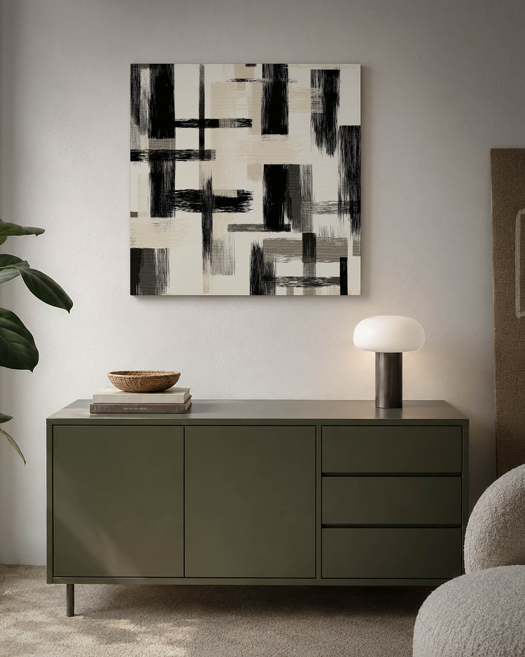 Geometrische lijnen Kunstwerk