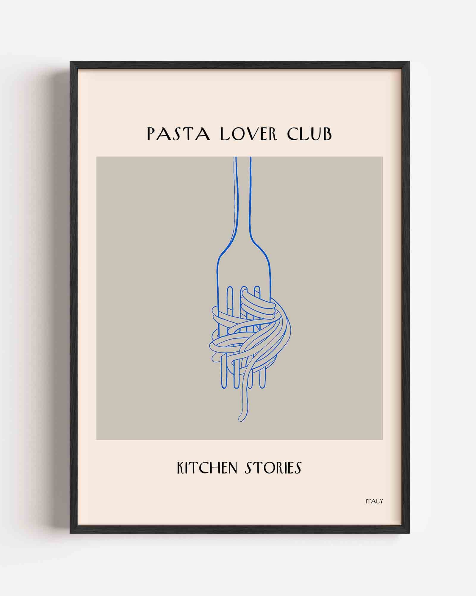 Pasta en vork Poster