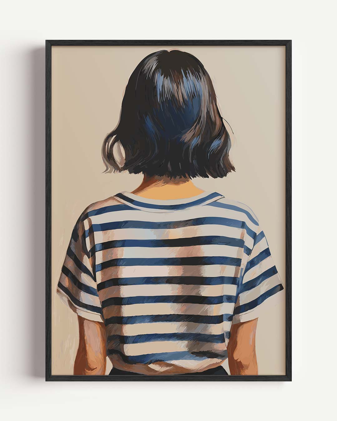 Stijlvolle Strepen Art Poster-WallArtistic