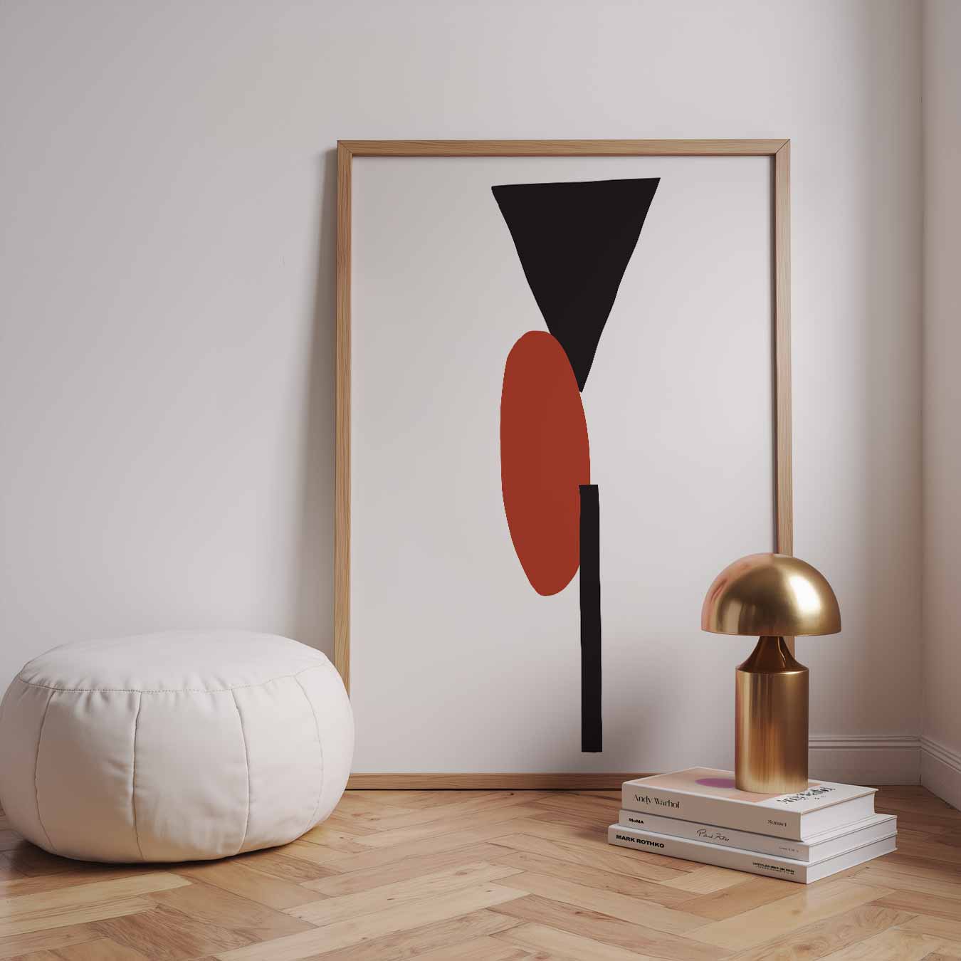 Abstracte Vormen Poster-WallArtistic