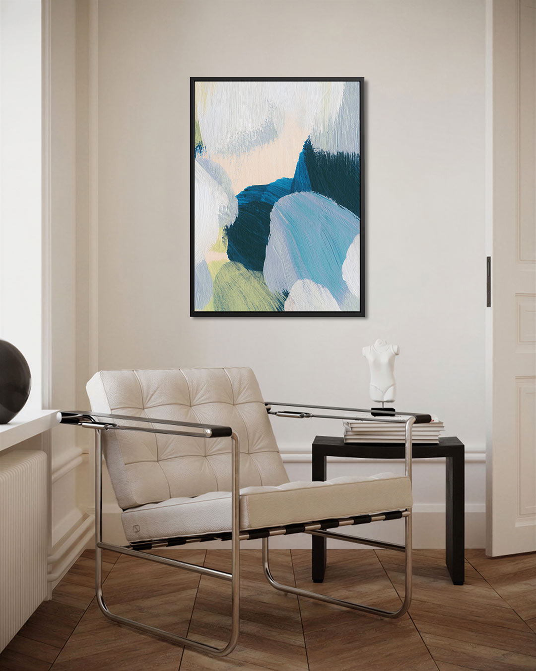 Kleurrijke penseelstreken Kunstwerk