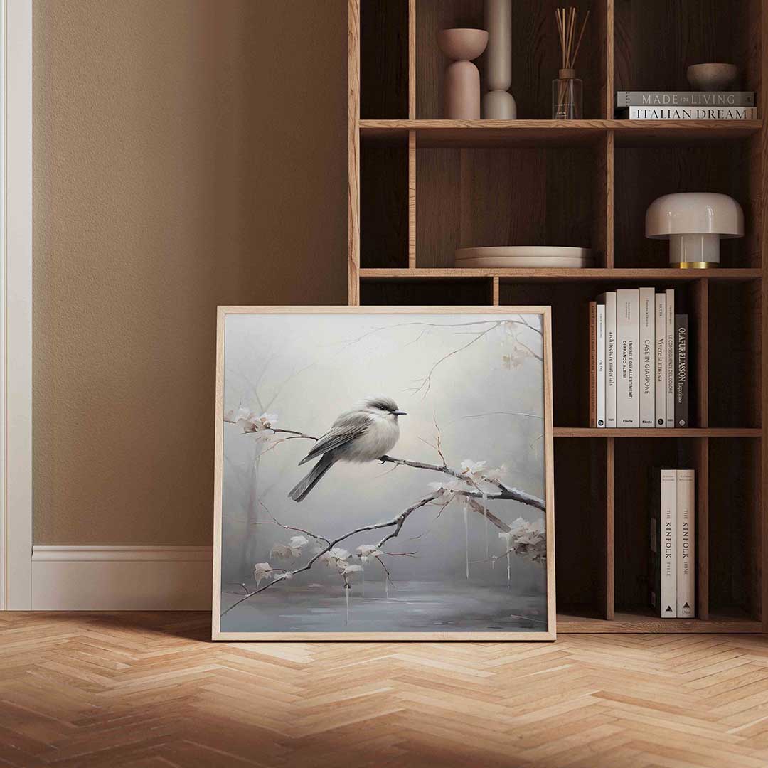 Vogel op tak Poster