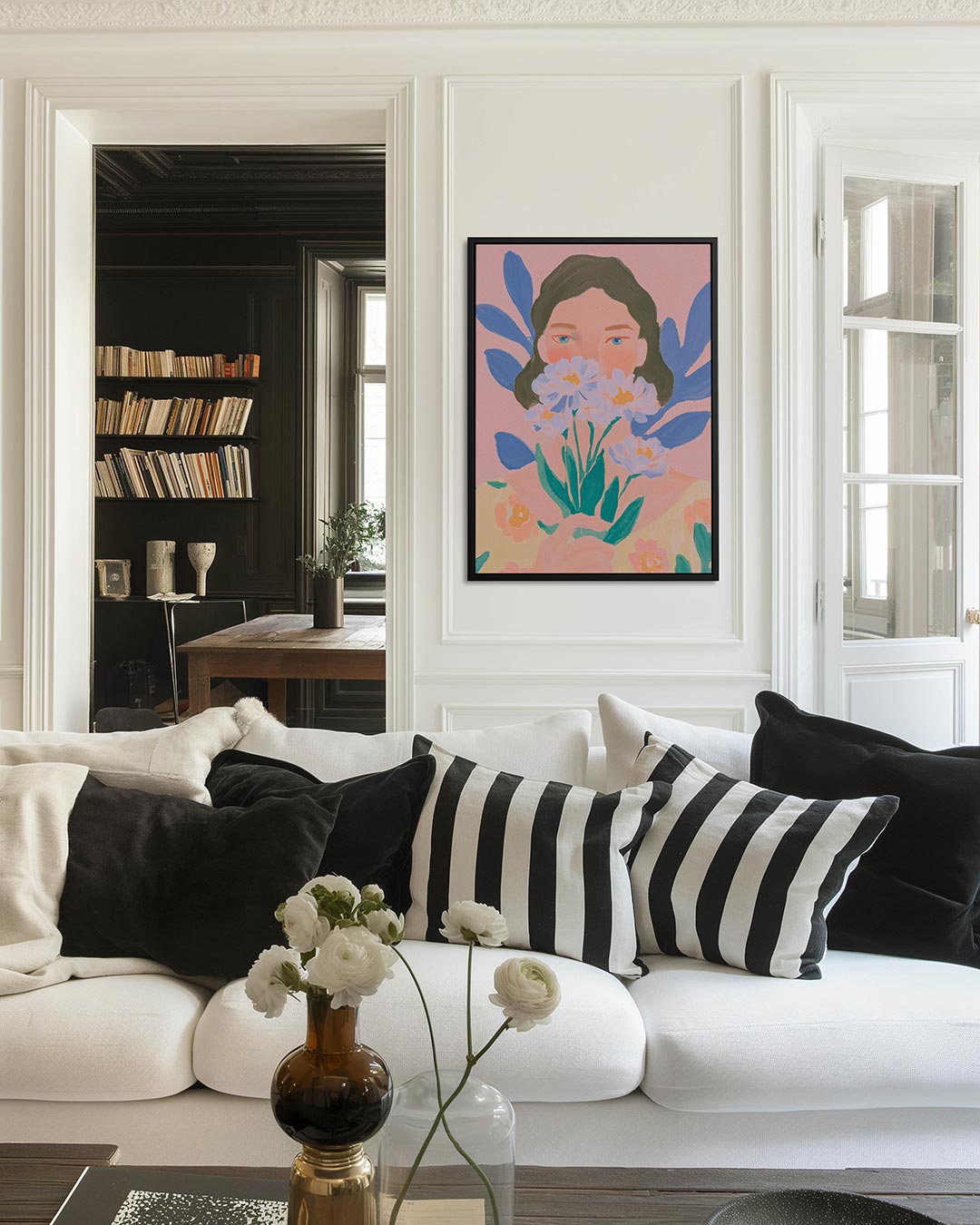 Bloemenportret Kunstwerk