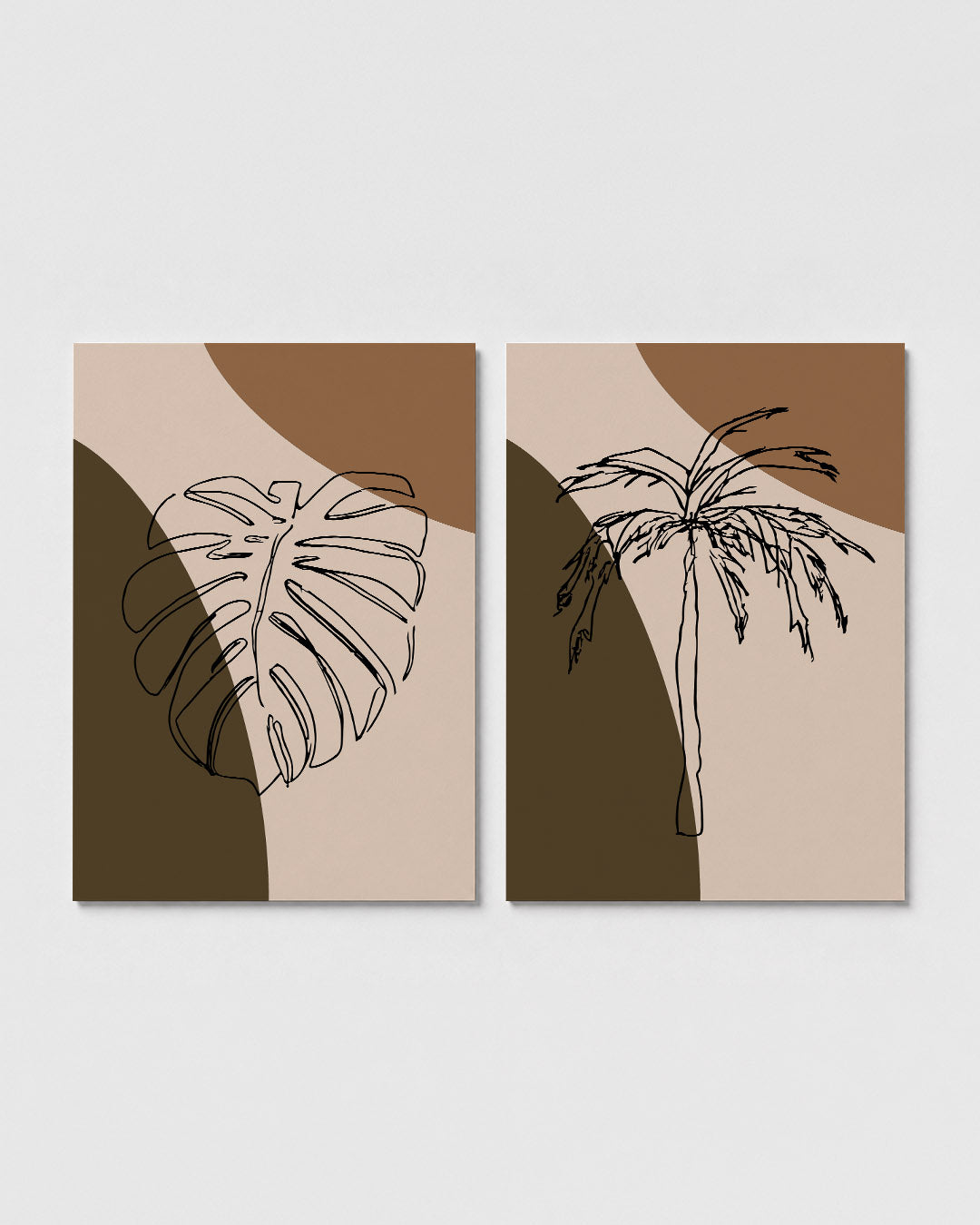 Organische lijnen Posterset