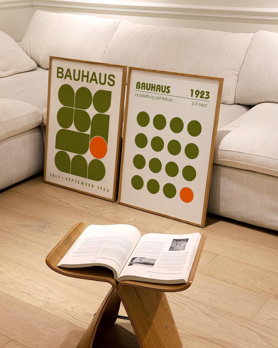 Cirkelpatroon en kleur Posterset