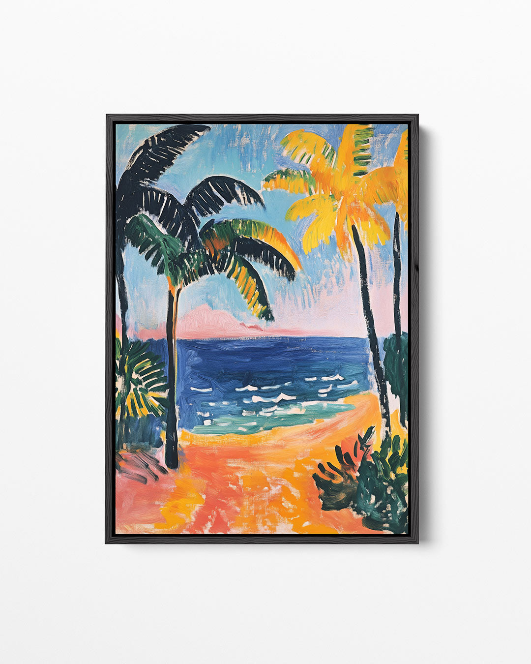 Tropisch strandtafereel Kunstwerk