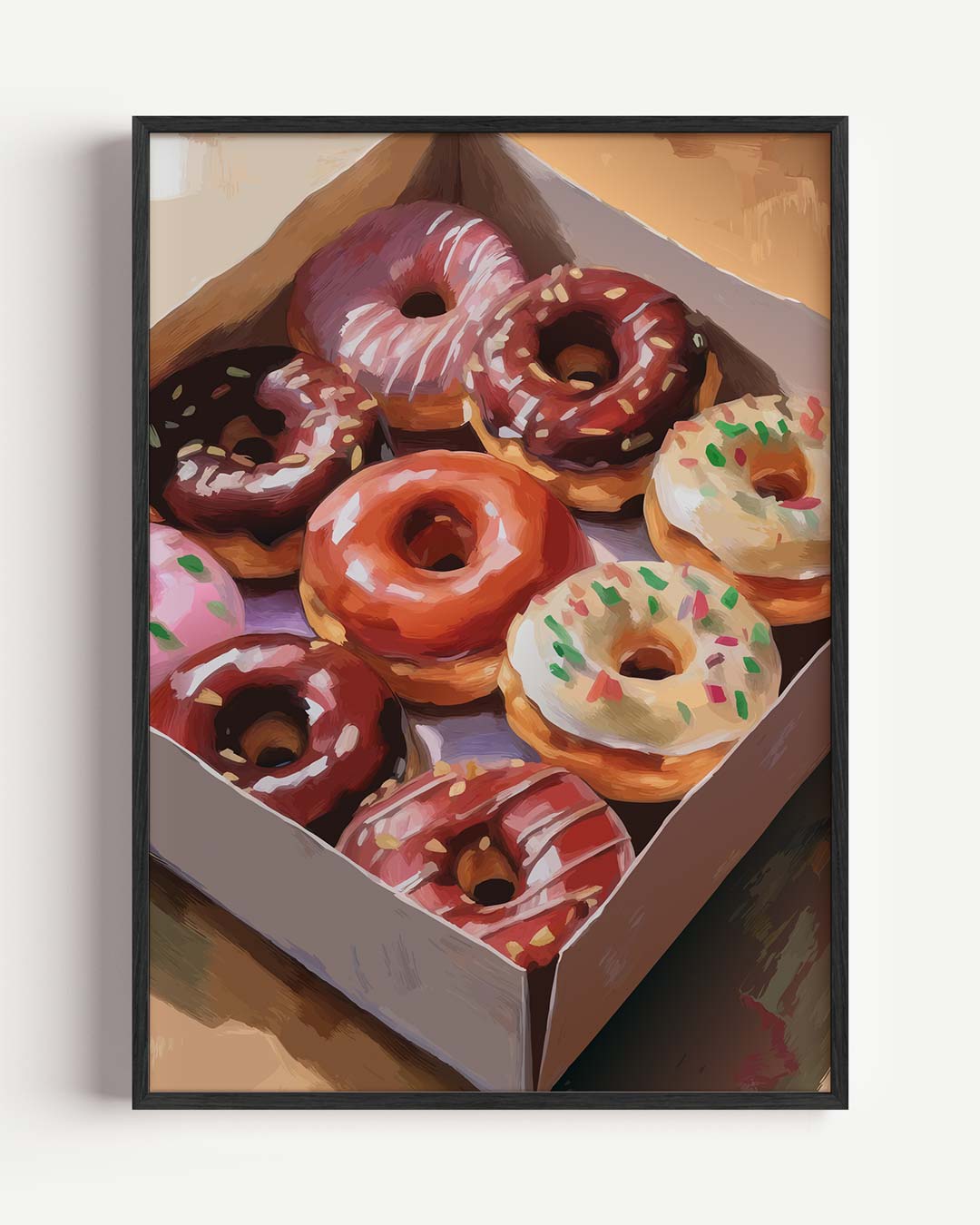 Verrukkelijke Donut-Droom Poster-WallArtistic