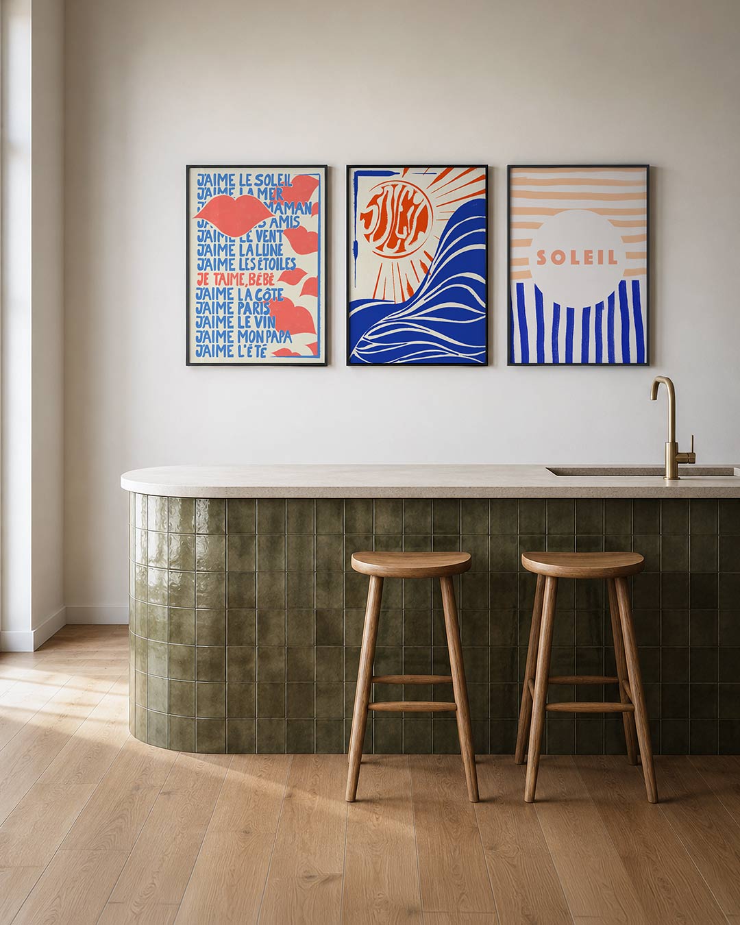 Kleurige woorden Posterset