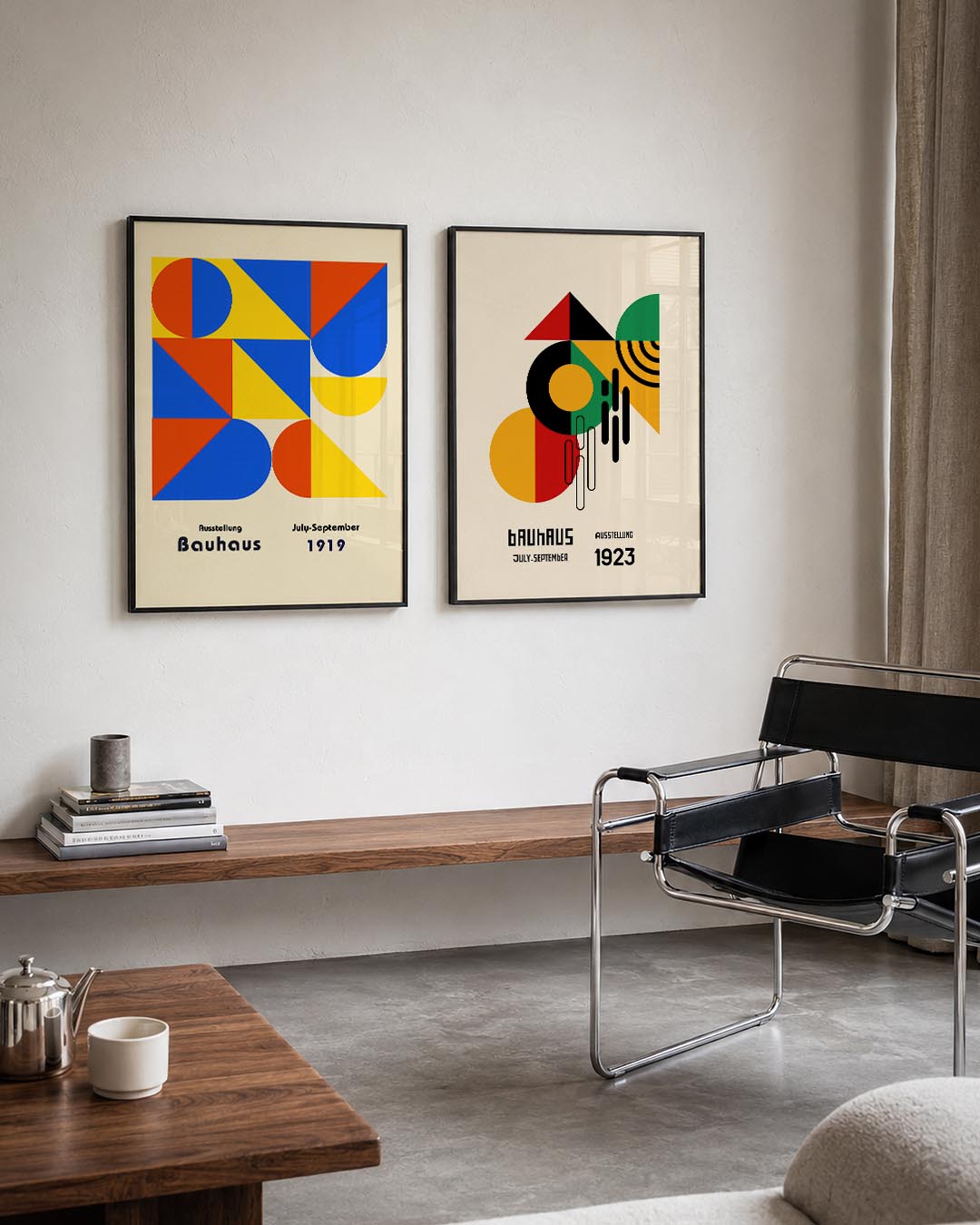 Vorm en kleurenspel Posterset