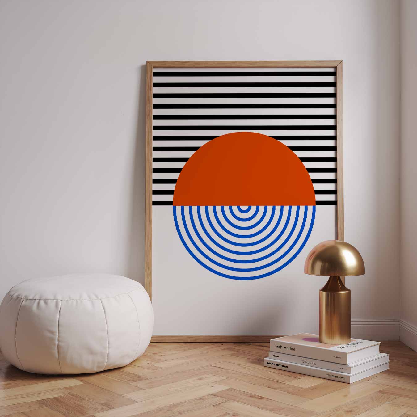 Retro Chique Geometrie Poster-WallArtistic