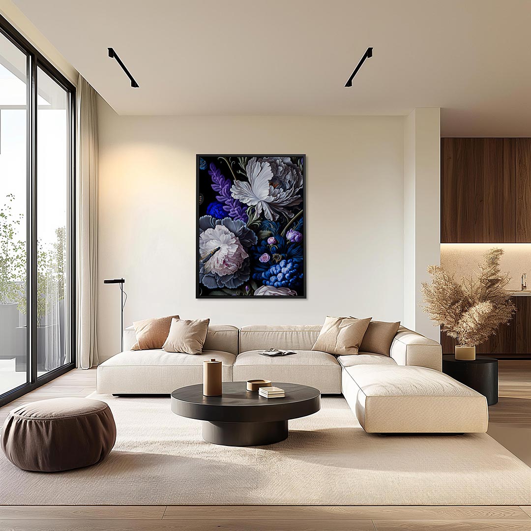 Bloemrijke fantasie Kunstwerk