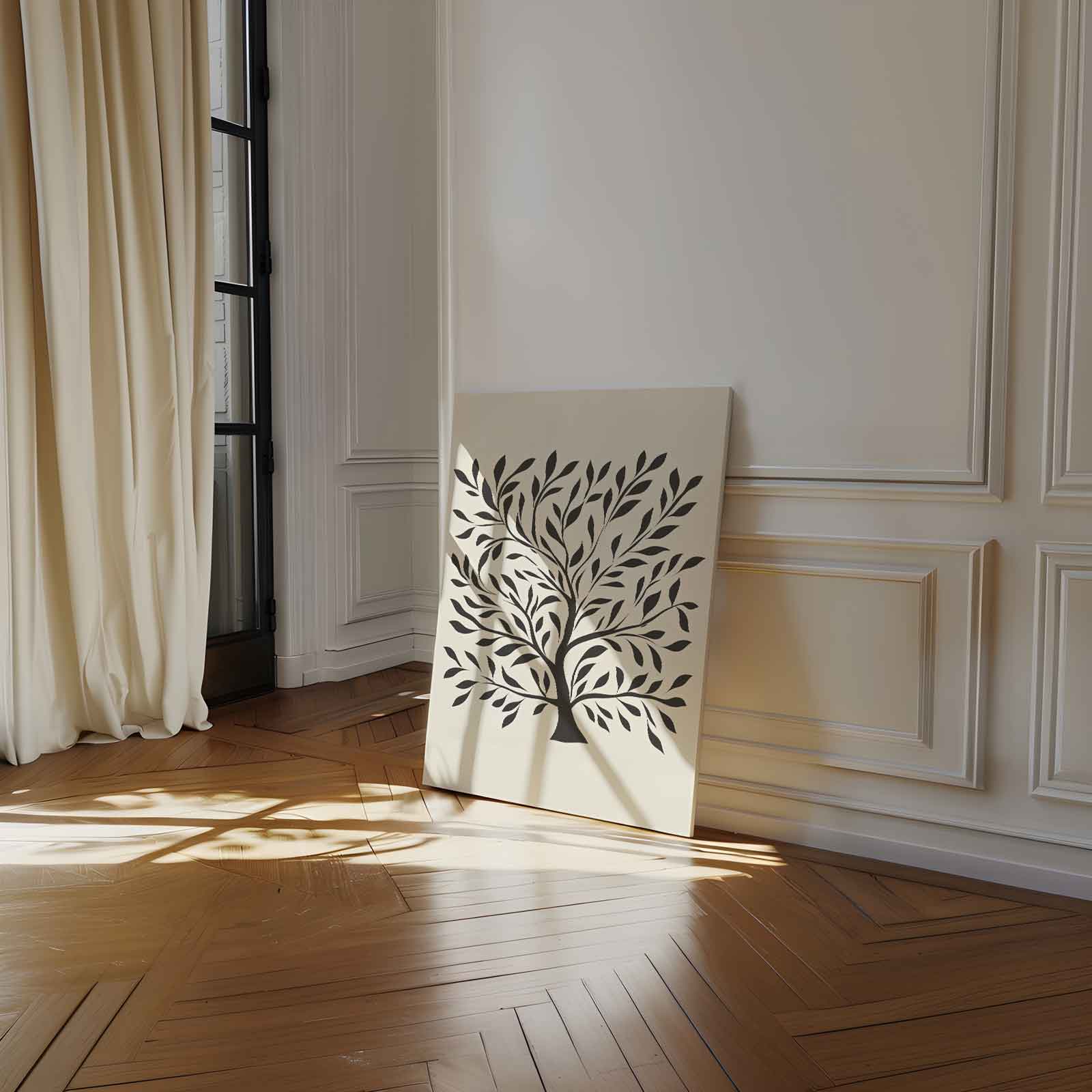 Boom van Sereniteit Kunstwerk-canvas-dibond-plexiglas-wanddecoratie-WallArtistic