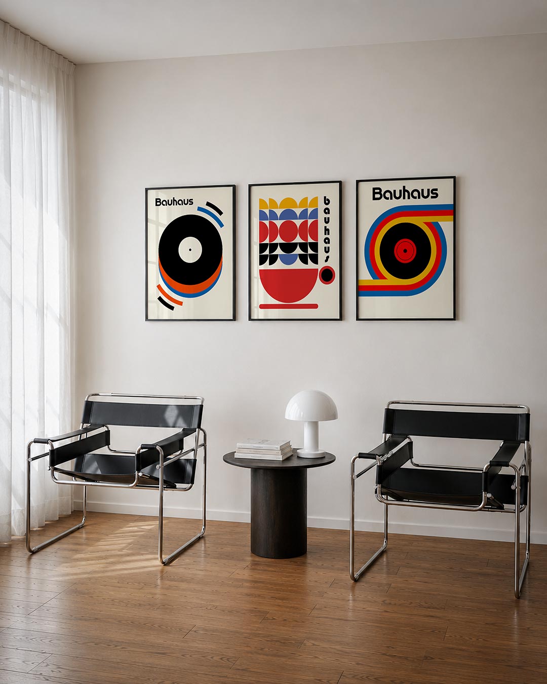Cirkel en lijnen Posterset