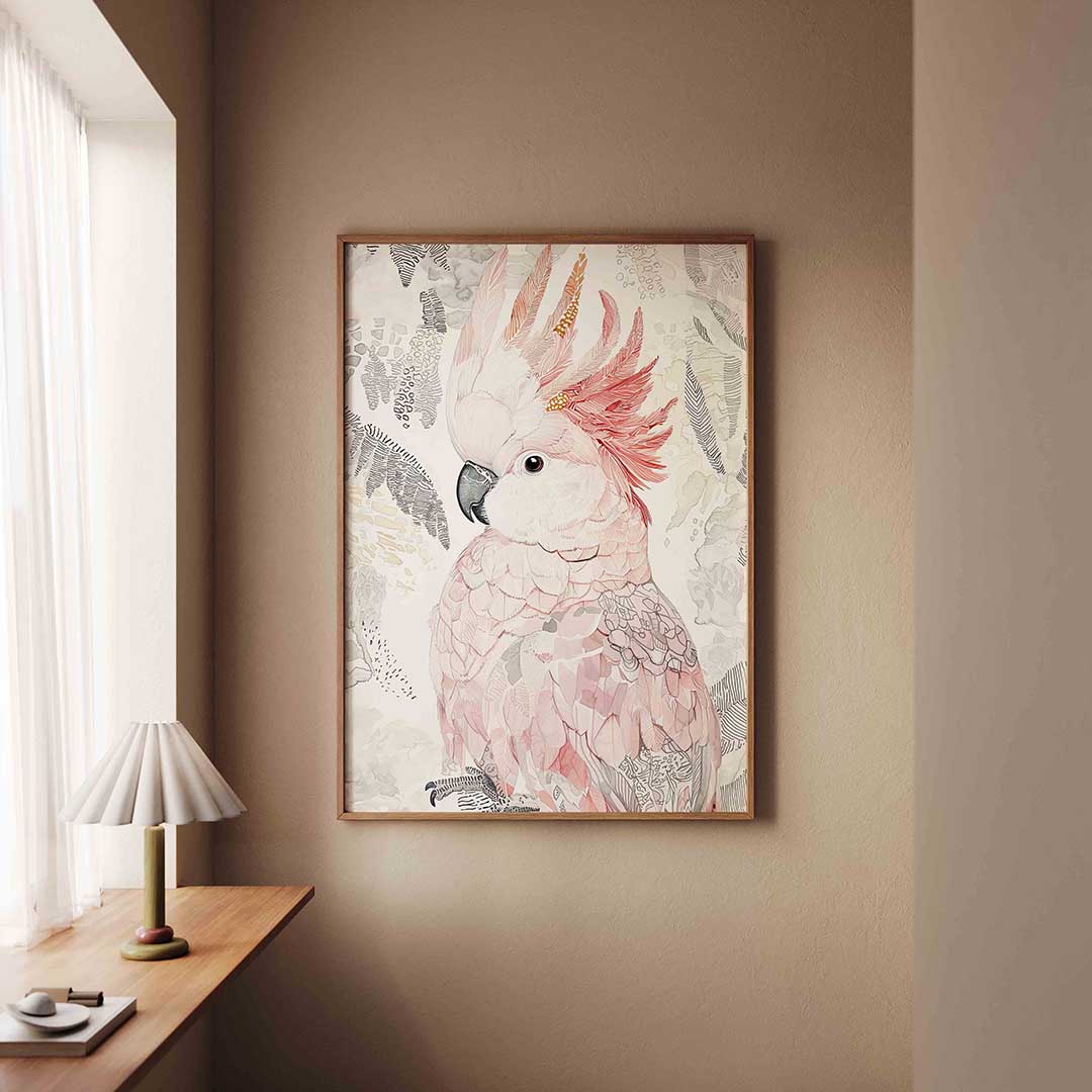 Roze kaketoe Poster