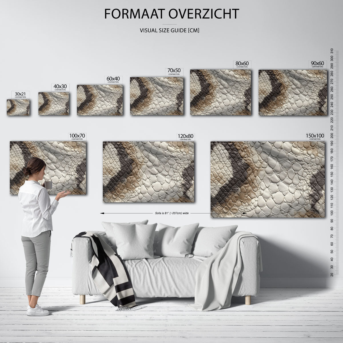 Abstracte textuur Poster