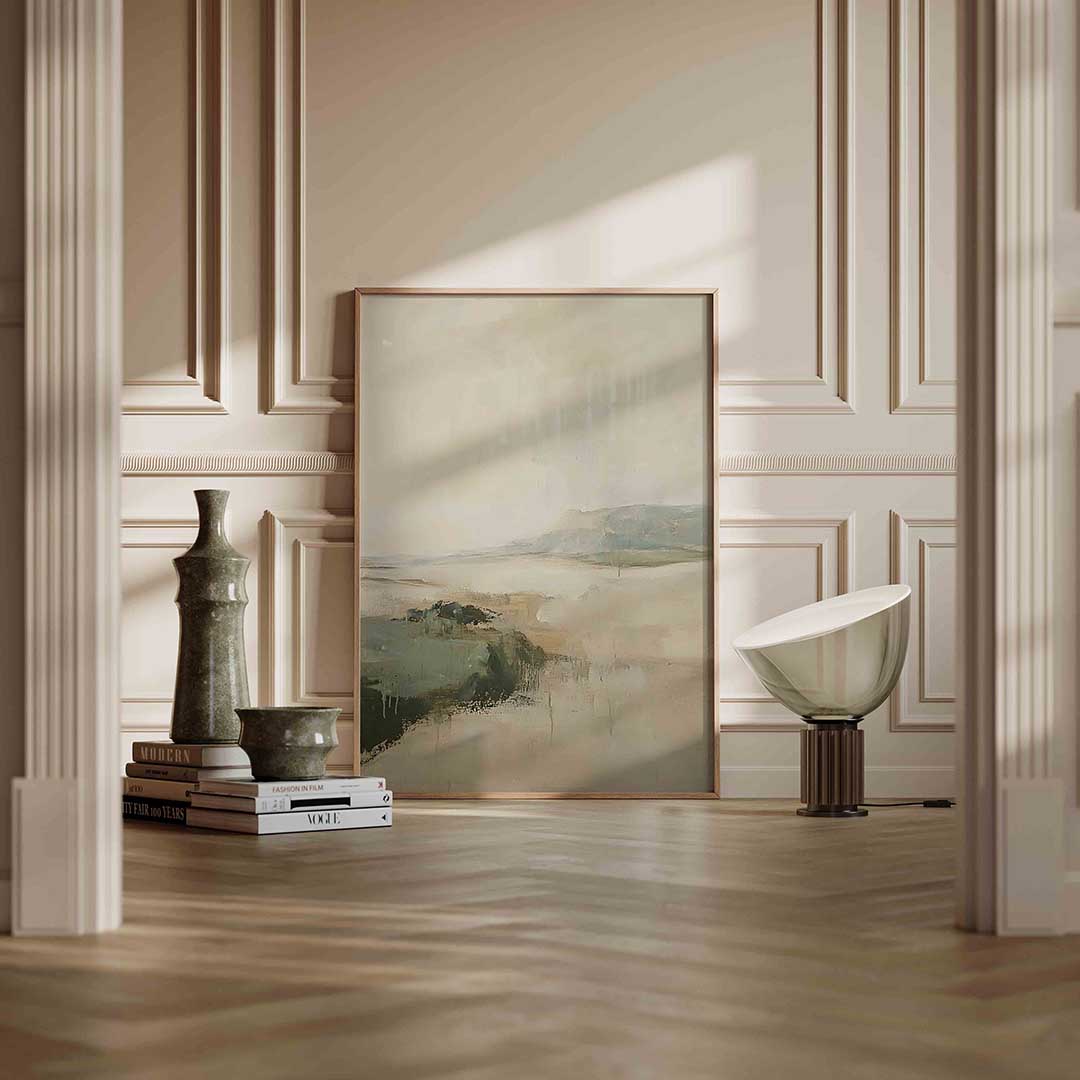 Landschap met zachte tinten Poster