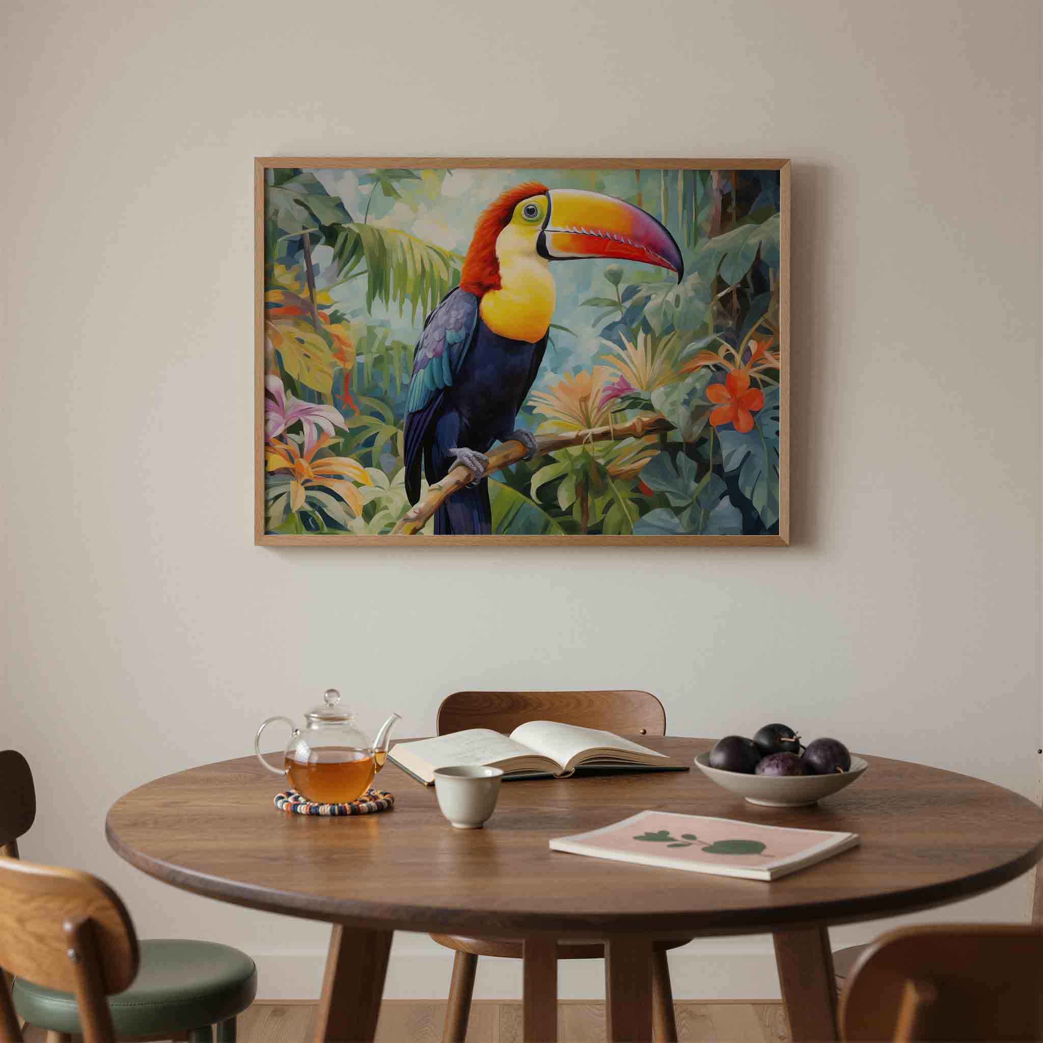 Tropische vogel Poster