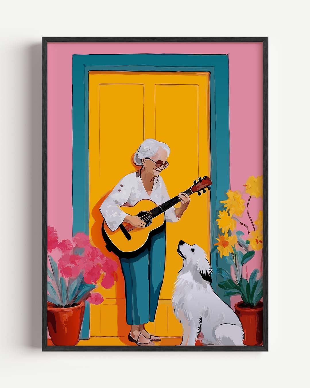 Vrolijke Muziekmomenten Poster-WallArtistic