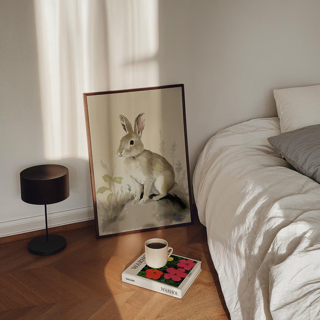 Schattige Konijnenposter-WallArtistic