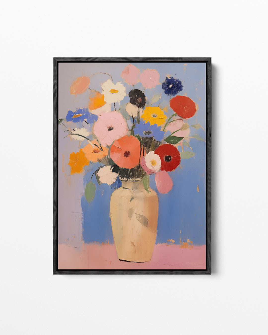 Bloemen in vaas Kunstwerk