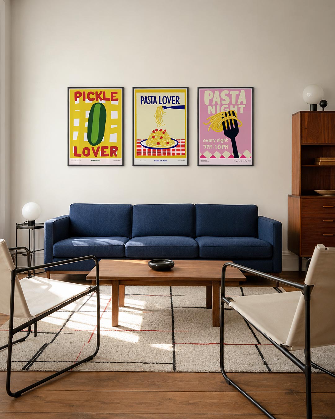 Kleurrijke expressie Posterset