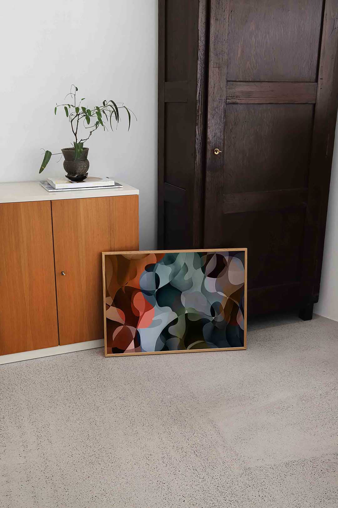 Abstracte vormen Poster