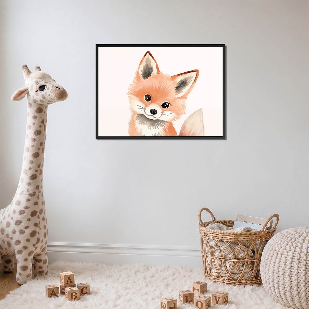 Vrolijke vos Kunstwerk