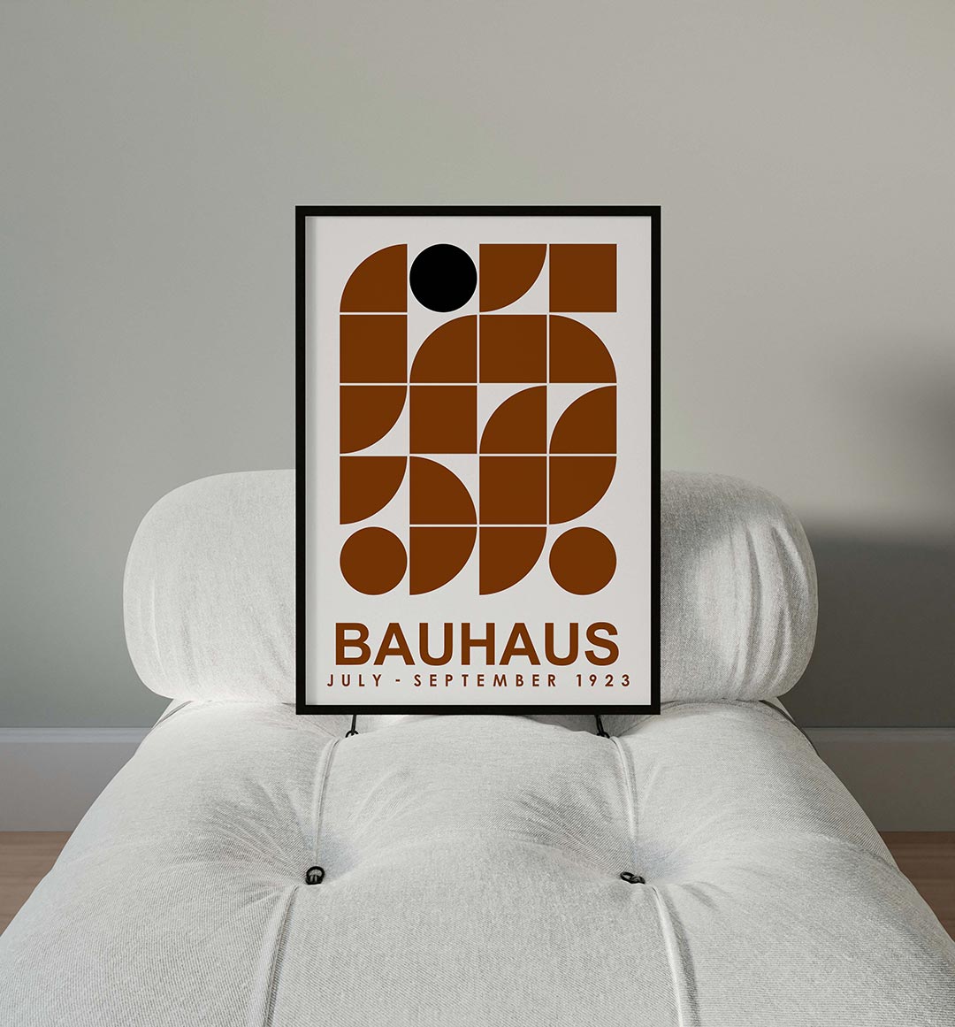 Vormritme en kleur Poster